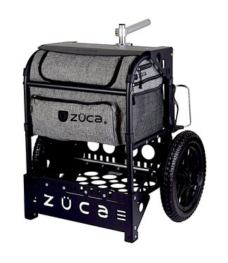 ZÜCA Transit Disc Golf Cart Black/Charcoal Gray
