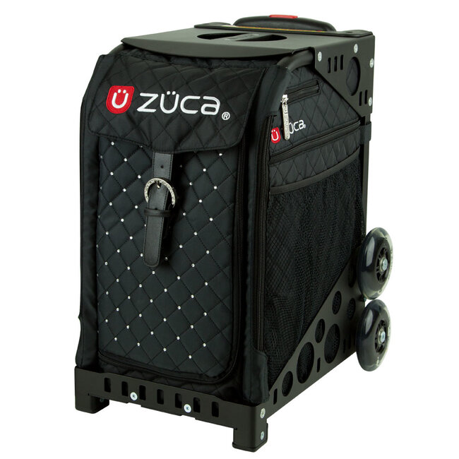 ZÜCA Mystic – Sac de sport et d'école noir à roulettes avec siège