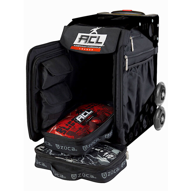ZÜCA ACL Cornhole Sport Tasche – Schwarz (Nur Tasche, ohne Rahmen)