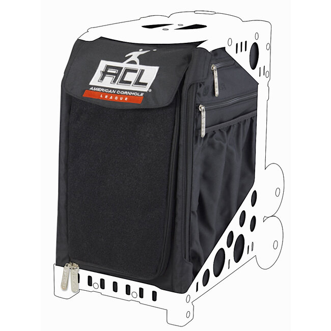 ZÜCA ACL Cornhole Sport Tasche – Schwarz (Nur Tasche, ohne Rahmen)