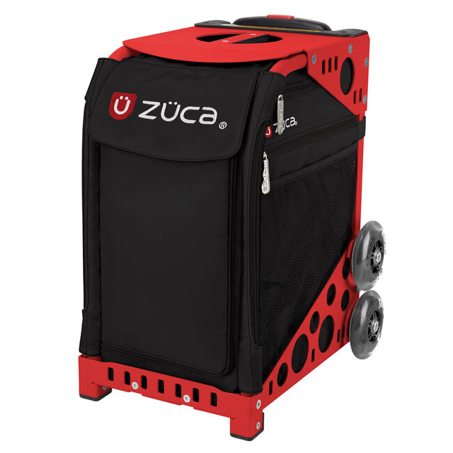 ZÜCA Obsidian – Black Rolling Sports & School Bag with Seat