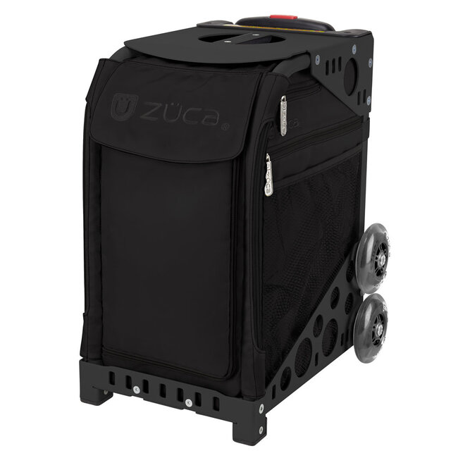 ZÜCA Stealth – Black Rolling Sports & School Bag with Seat