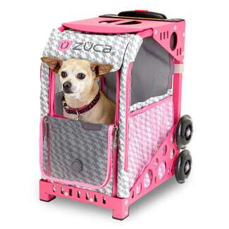 ZÜCA Transporteur pour animaux Houndstooth Rose