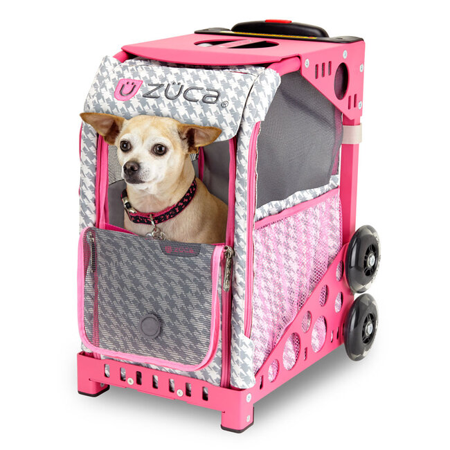 ZÜCA Pet Carrier, Houndstooth Pink