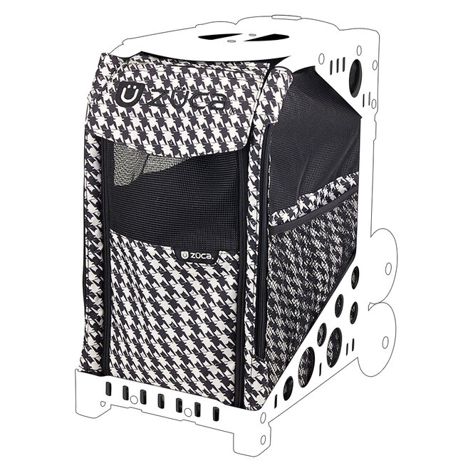 ZÜCA Pet Carrier insert, Houndstooth Black