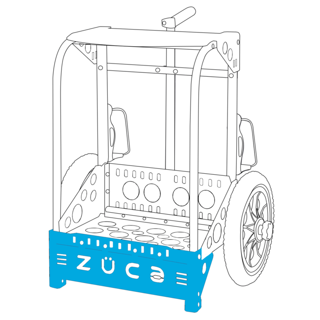 ZÜCA Chariots sac à dos LG, Bande frontale, Bleu