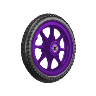 ZÜCA All-Terrain, Tubeless Foam Wheel, Purple