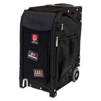 ZÜCA Cornhole Pro Rolling Bag - Black/Black