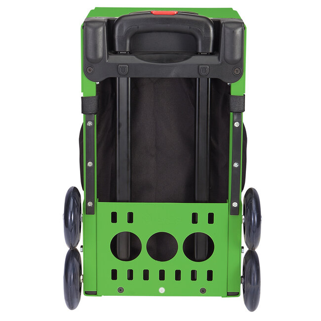 ZÜCA XO Black/Green – Rolling Sports Bag with Seat