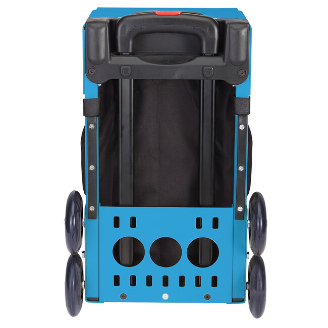 ZÜCA XO Tas Zwart/Blauw – Sportrolkoffer met Zitplek