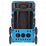 ZÜCA XO Black/Blue – Rolling Sports Bag with Seat