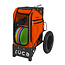 ZÜCA Chariot de Disc Golf, Orange avec pochette d'accessoires