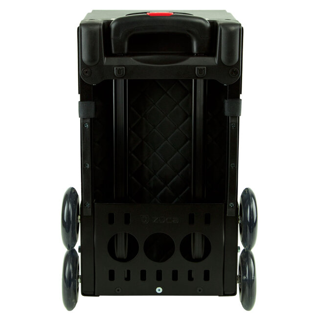 ZÜCA Mystic – Black Sport & School Bag on Wheels with Built-In Seat