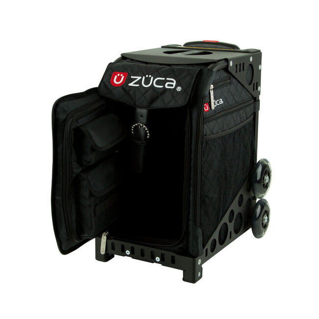 ZÜCA Mystic – Schwarze Sport- & Schultasche mit Sitzfunktion auf Rollen