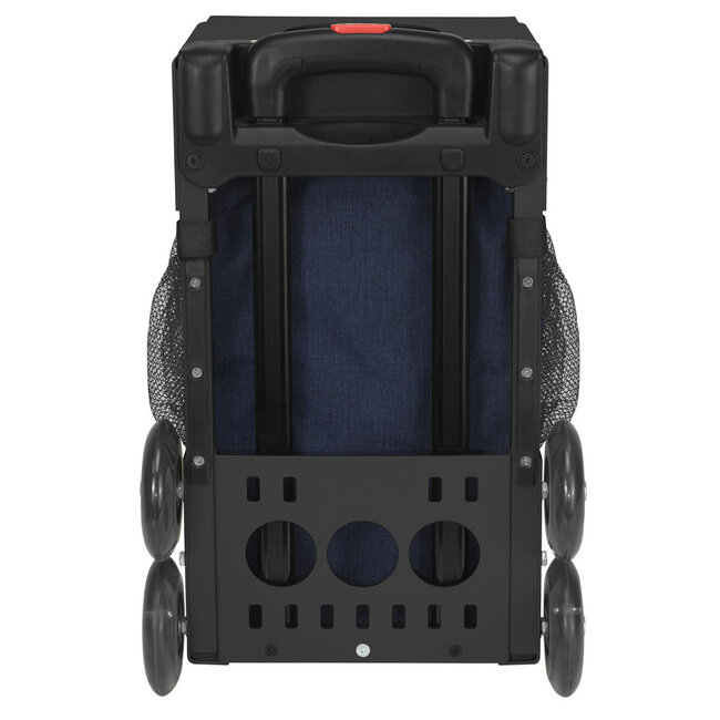 ZÜCA Cobalt – Sac de sport et d'école bleu marine à roulettes avec siège