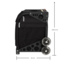 ZÜCA Mystic – Black Sport & School Bag on Wheels with Built-In Seat