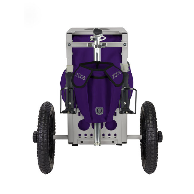 ZÜCA Disc Golf Cart, Purple w/accessory Pouch