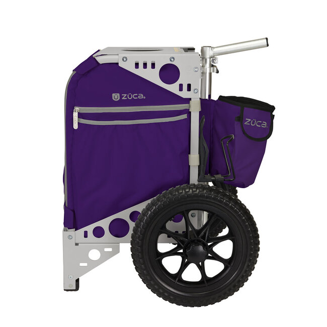 ZÜCA Discgolf-Wagen, Violett mit Zubehörtasche