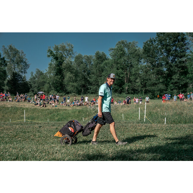 ZÜCA Disc Golf Tas, Orange met accessoire pouch
