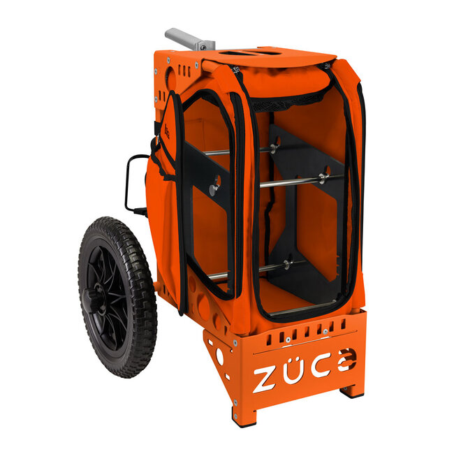 ZÜCA Disc Golf Cart, Orange met accessoire pouch
