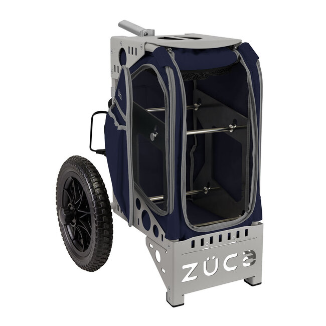 ZÜCA Disc Golf Cart, Indigo w/accessory Pouch