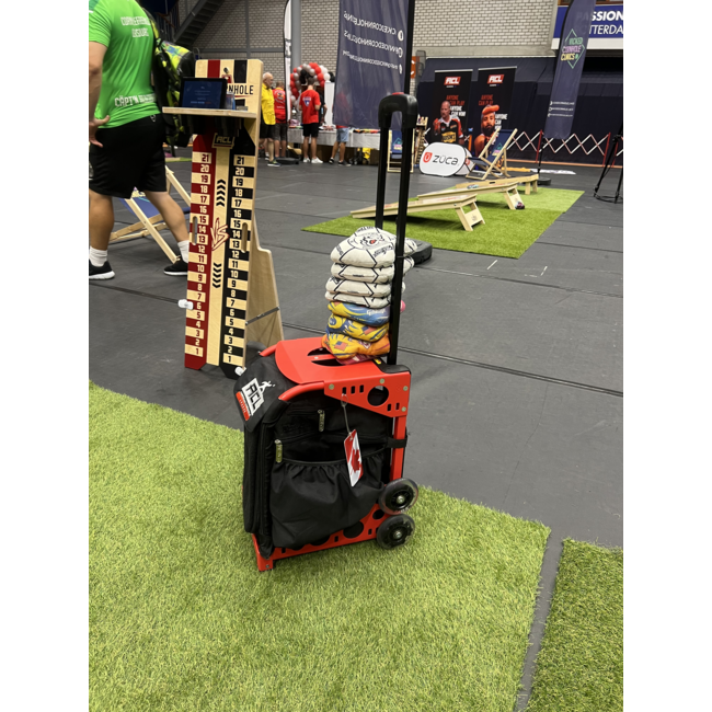 ZÜCA ACL Cornhole Sport Tasche – Schwarz (Nur Tasche, ohne Rahmen)