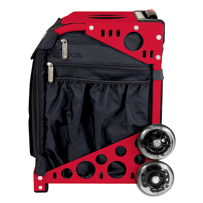 ZÜCA Cornhole Sport Trolley – Zwarte Tas op Wielen met ACL-logo