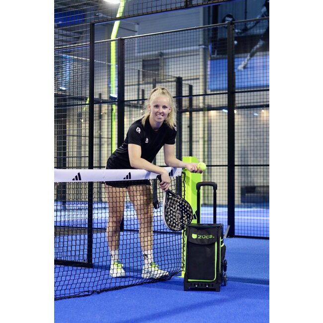 ZÜCA XO Black/Green – Rolling Sports Bag with Seat
