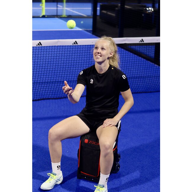 ZÜCA XO Tas Zwart/Rood – Sportrolkoffer met Zitplek