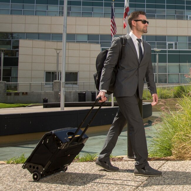 ZÜCA Flyer Business Trolley – Schwarz (Mit 5 Taschen)