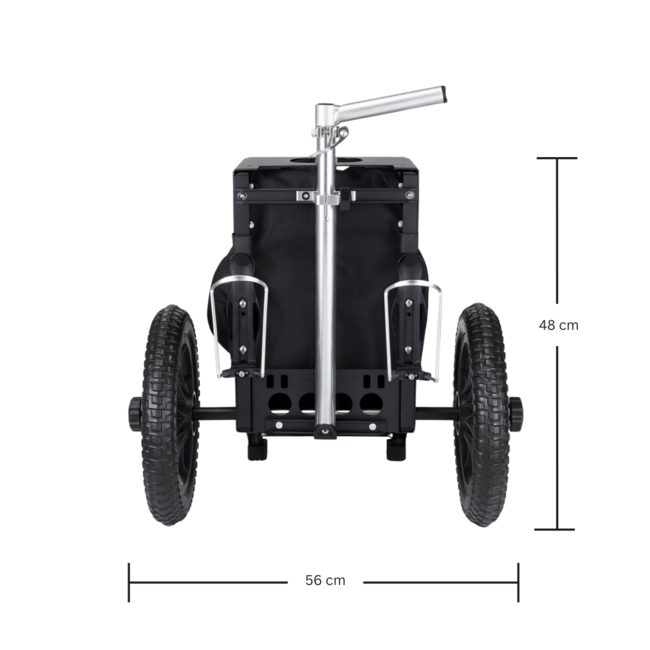 ZÜCA Compact Disc Golf Cart/Zwart