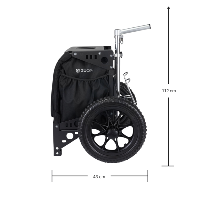 ZÜCA caddie Disc Golf Compact/Noir