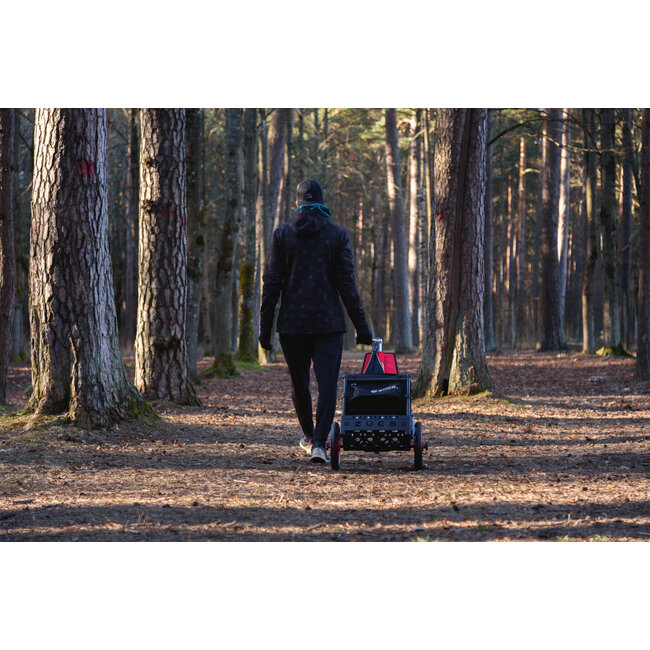 ZÜCA Chariot de disc golf transit noir / noir mat