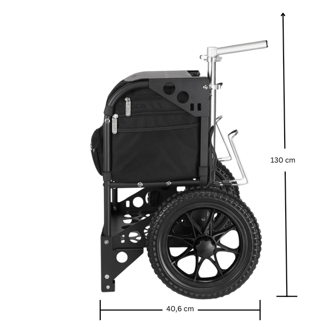 ZÜCA Transit Disc Golf Cart Black/Woodland Camo
