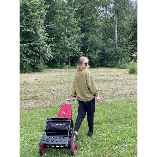 ZÜCA Transit Disc Golf Trolley Schwartz/Woodland Camo