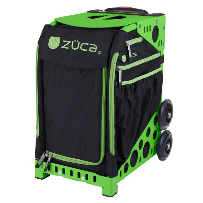 ZÜCA XO Insert Bag – Black with Green Trim (Inner Bag for Rolling Sports Bag)