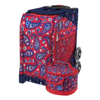 ZÜCA Paisley in Red mit Lunchbox (A)