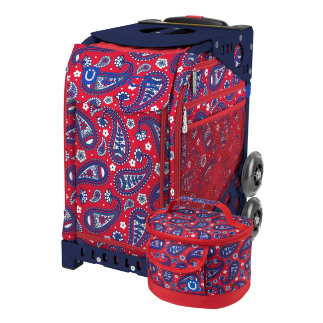 ZÜCA Paisley in Red mit Lunchbox (A)