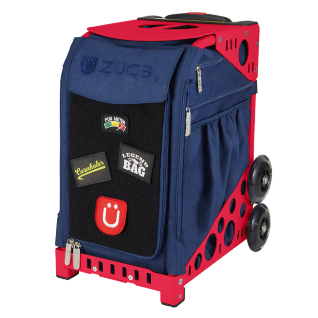 ZÜCA Cornhole Sport Trolley – Donkerblauwe Tas op Wielen