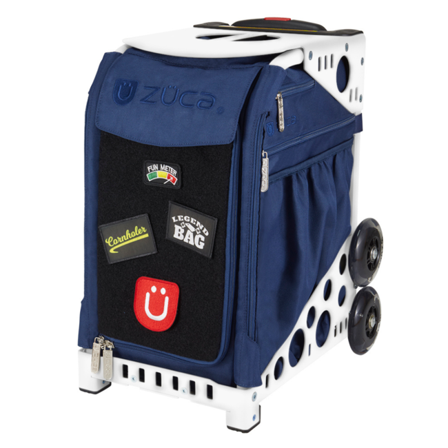ZÜCA Cornhole Sport Trolley – Marineblaue Rolltasche