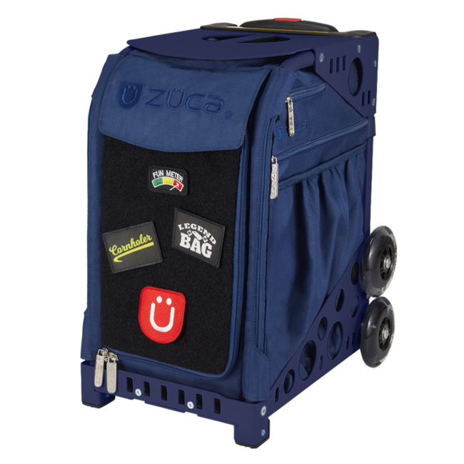 ZÜCA Cornhole Sport Trolley – Sac Bleu Marine à Roulettes