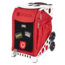 ZÜCA Cornhole Sport Trolley – Red Wheeled Bag with Seat