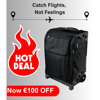 ZÜCA Flyer Business Trolley – Zwart (Met 5 Pouches)