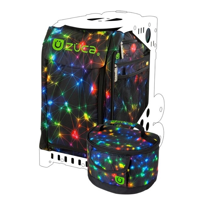 ZÜCA Sport Insert Bag – Neon Spark with Lunchbox | Fits Frame
