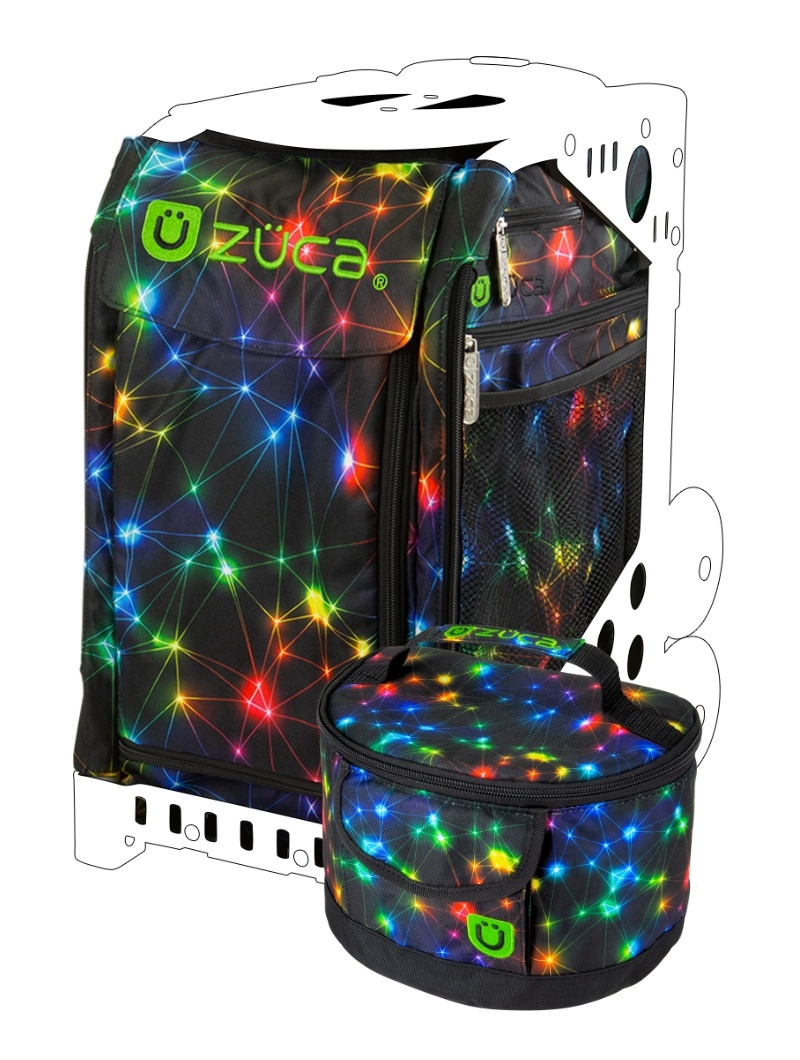 ZÜCA Sport Insert Bag – Neon Spark with Lunchbox | Fits ZÜCA Frame