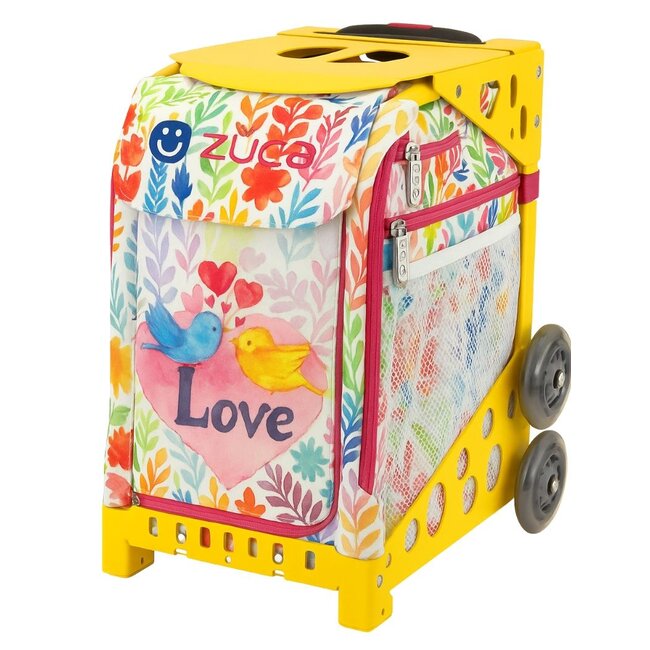 ZÜCA Love Birds – Sport- & Schooltas op Wielen met Zitplek