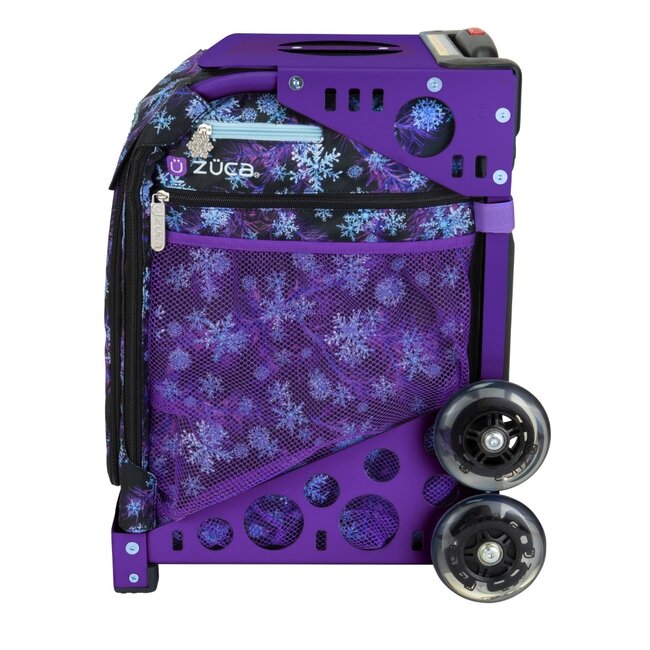 ZÜCA Snowflake Symphony – Schul- & Sporttasche auf Rollen mit Sitz