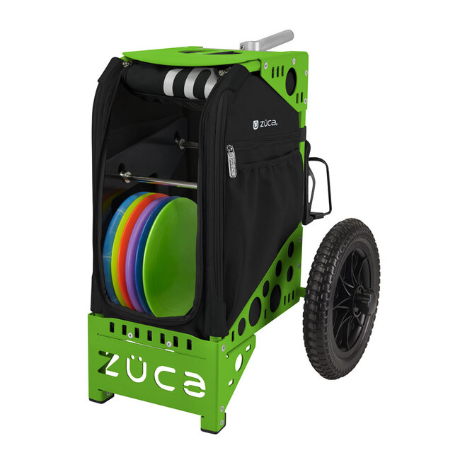 ZÜCA Disc Golf Cart Onyx/Green Combo Deal