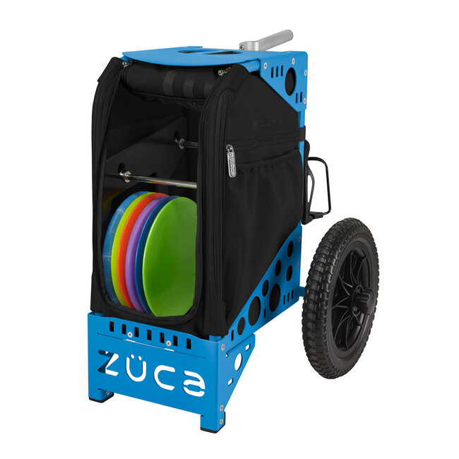 ZÜCA Disc Golf Cart Covert/Blue Premium Combo Deal
