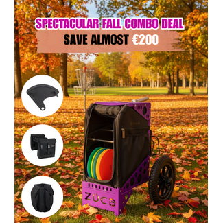 ZÜCA Disc Golf Cart Covert/Purple Premium Combo Deal